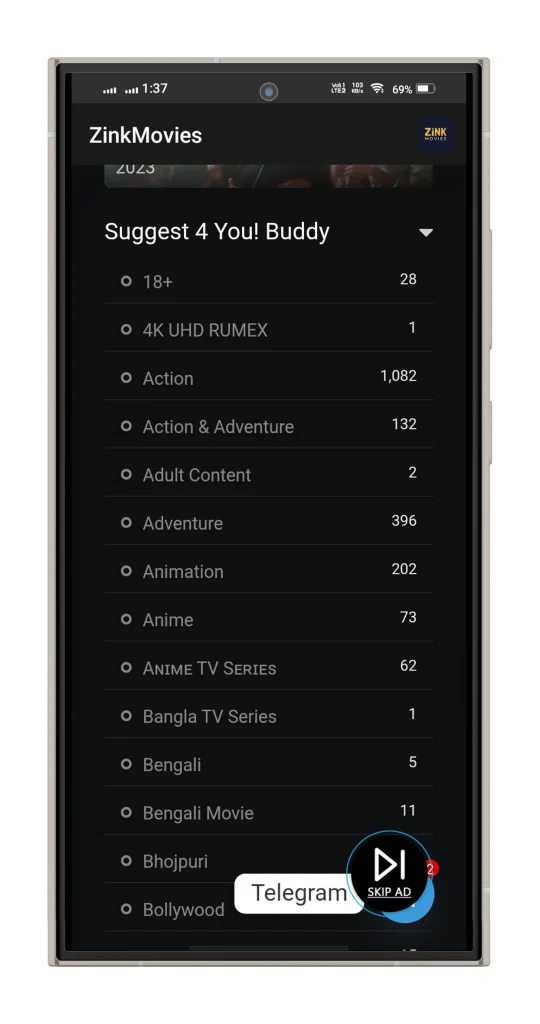 Zinkmovies APK Download v7.1 Watch Movies on Andriod 2026 6 svg%3E