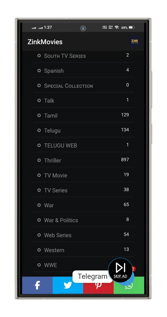 Zinkmovies APK Download v7.1 Watch Movies on Andriod 2026 5 svg%3E