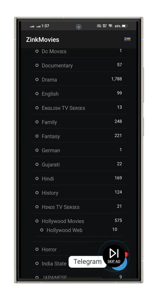 Zinkmovies APK Download v7.1 Watch Movies on Andriod 2026 3 svg%3E